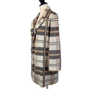 Anne Klein Plaid Sweater Jacket, M.